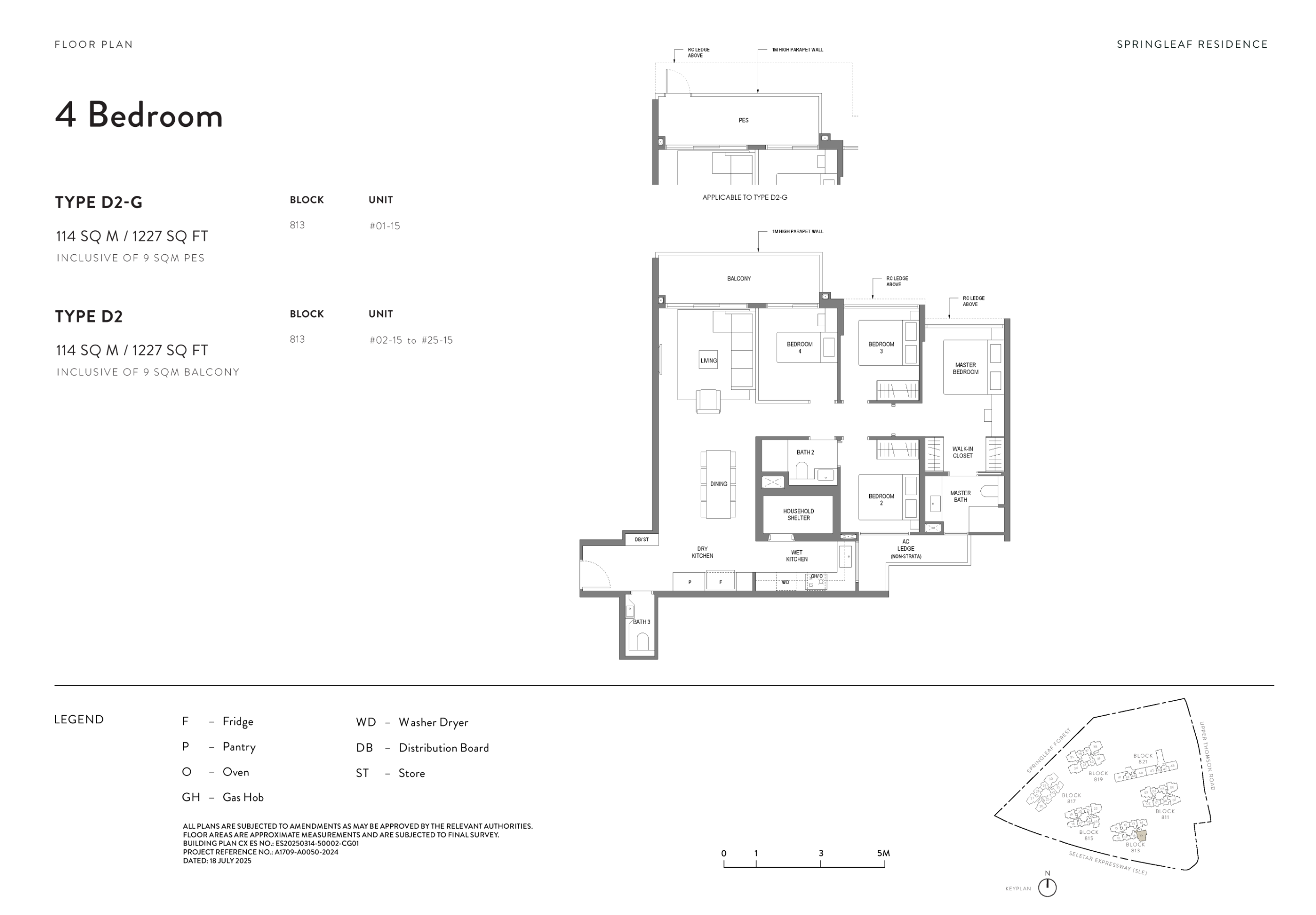 Springleaf Residence 4 Bedroom Floor Plan 2