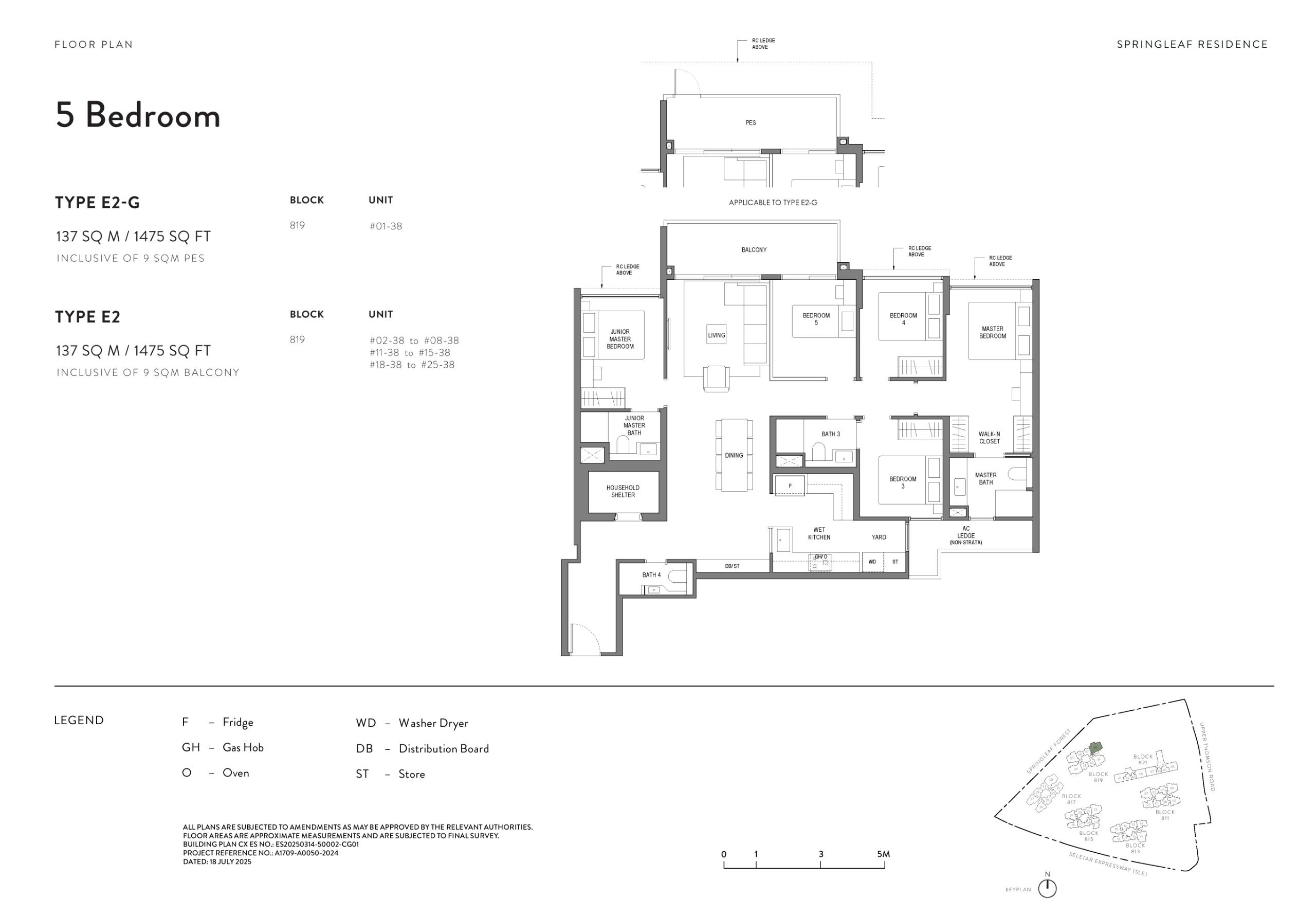 Springleaf Residence 5 Bedroom Floor Plan 2