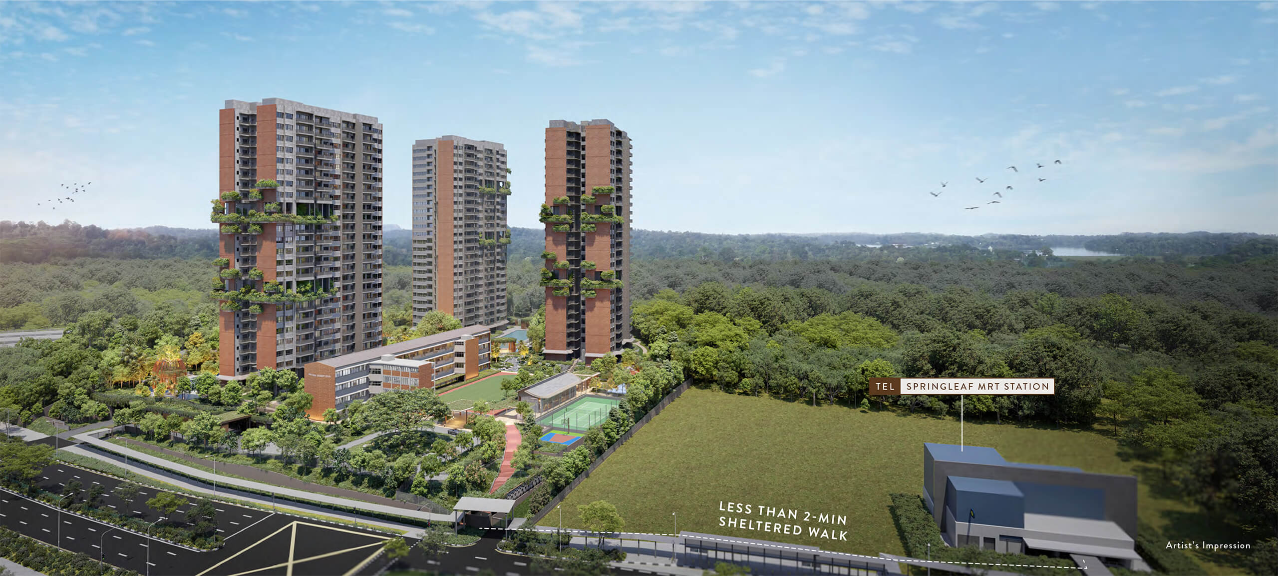 Springleaf Residence Connected to the City, Immersed in Nature Springleaf Residence Connected to the City Immersed in Nature