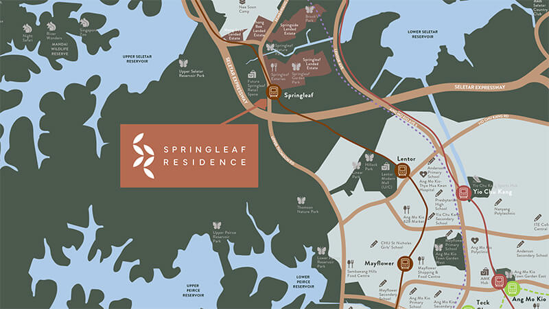 Springleaf Residence Showflat Location Map 1