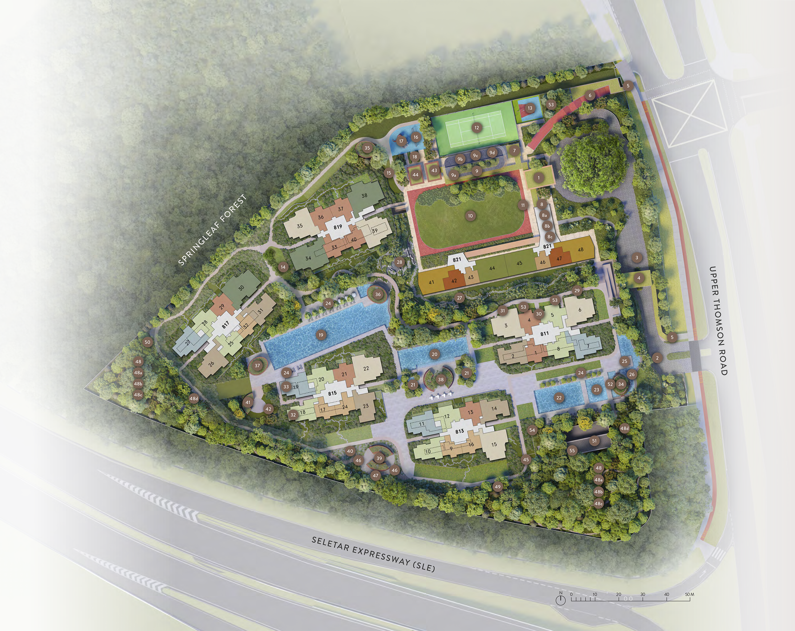 Springleaf Residence Site Plan 1 Springleaf Residence Site Plan 1